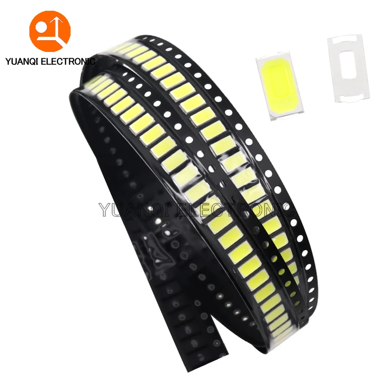 100pcs 5630/5730-CW/WW 0.5W 150Ma 50-55lm 6000-6500K 2800-3200K White Warm Light SMD 5730 5630 LED Diode