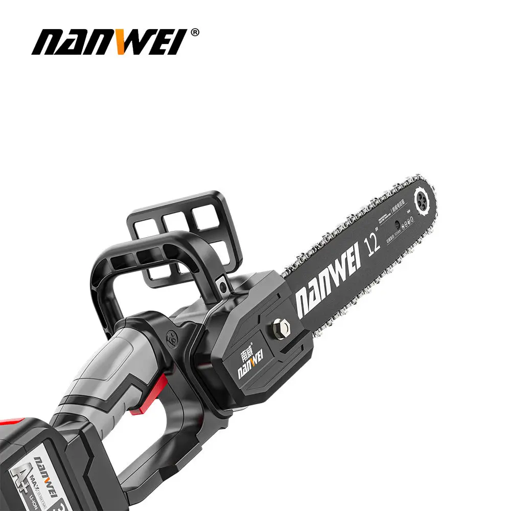 Industrial Electric Chain Saw Handheld Chainsaw Lithium Outdoor Logging Orchard 12 Inch Pruning Chainsaw