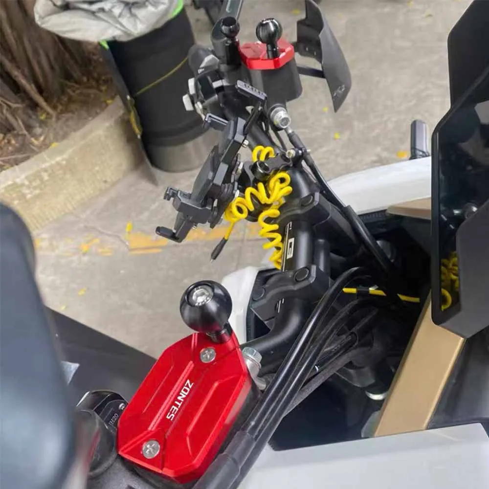 For ZONTES 368G 368 G 368-G Modification and expansion function Oil pot cover, brake upper pump cover fittings, send one M8 ball