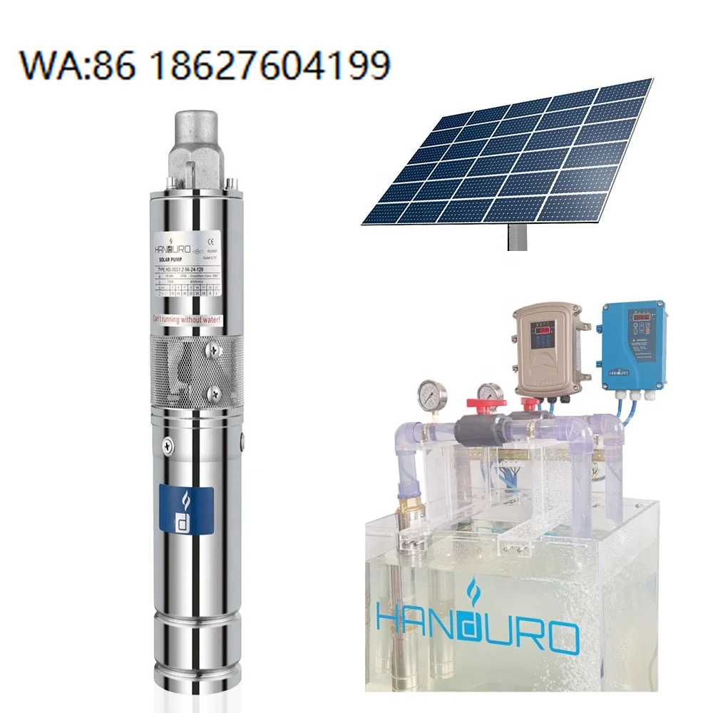 High Pressure Solar Pump Waterproof Energy Saving Yard Decoration