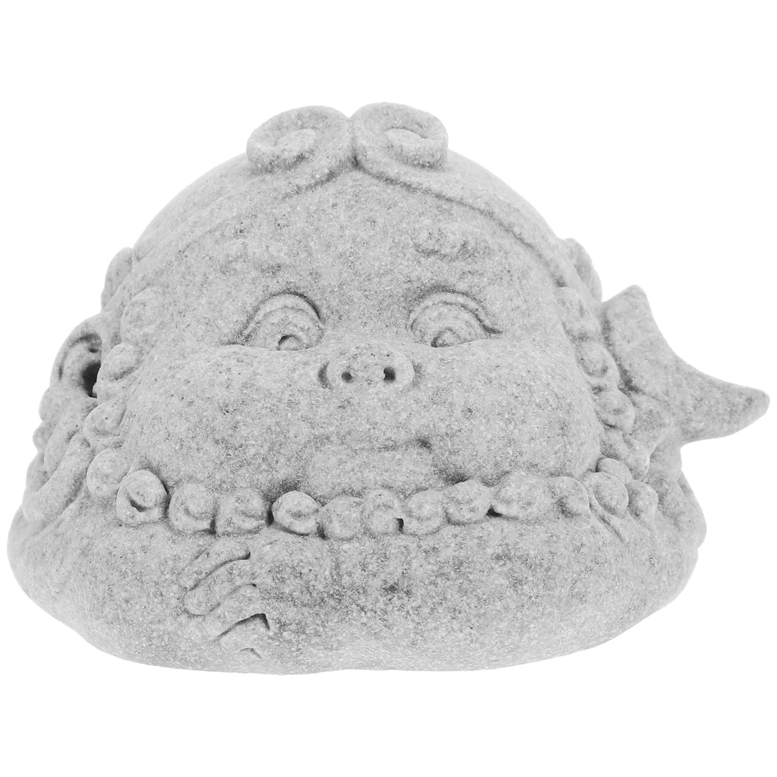 

Small Sandstone Buddha Statue Detailed Aquarium Buddha Decoration Fish Tank Sculpture Desktop Decor Aquarium Decor