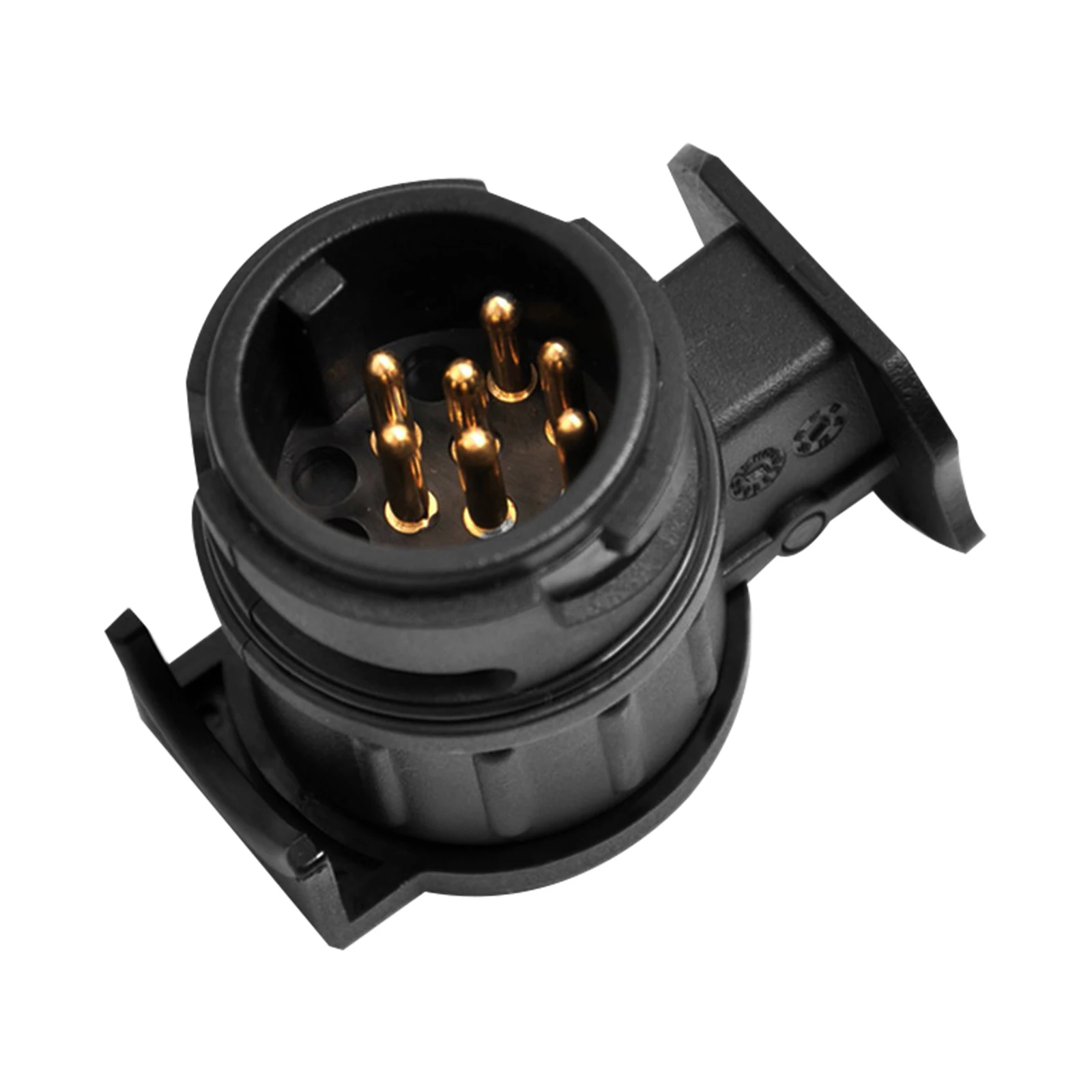 

13 Pin To 7 Pin Trailer Adapter Waterproof 12V Caravan Connector Slim Design Weatherproof Locking Flap Rubber Seal 0-Ring For