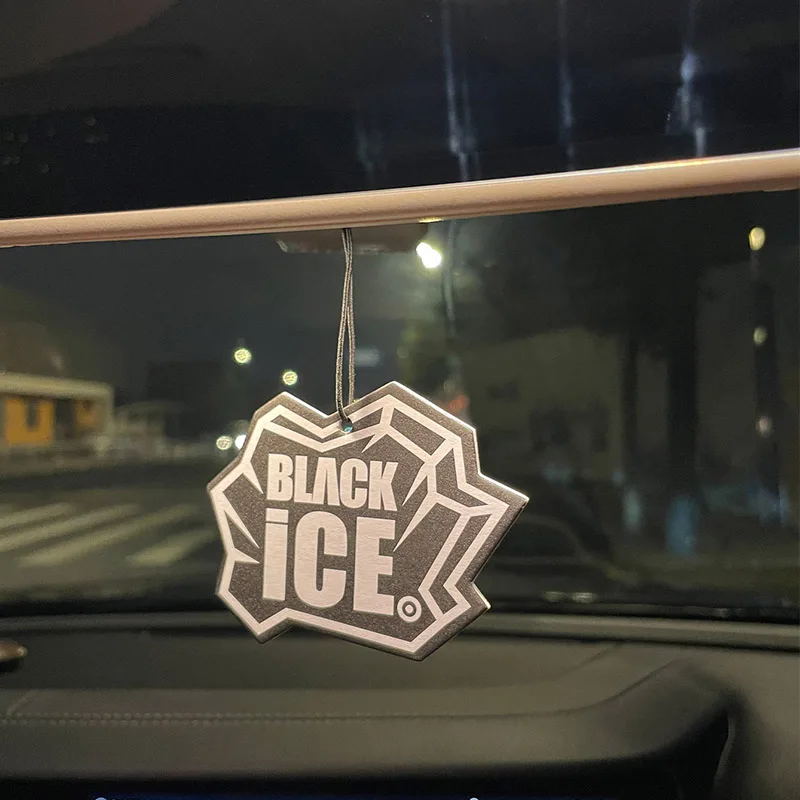 Ice Cube Scent with a Cool Feeling, Arctic Ice Scent (Refreshing/Summer Style) Car Fragrance Tablets, Wardrobe Air Freshener, Perfume, Rearview Mirror Decoration, Car Interior Pendant, Natural Scent to Purify the Air, Anime Cartoon Toilet Fragrance Sachet, Living Room Office Room Bedside Hanging Ornament view 3