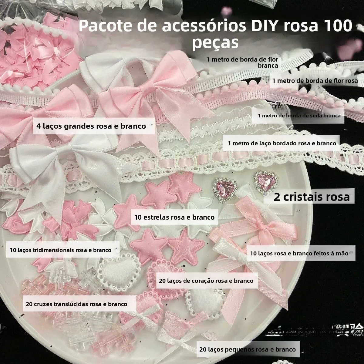 laco-borboleta-rosa-com-renda-de-alto-valor-estetico-material-auxiliar-diy-para-cobertura-de-biji-toka-em-formato-de-coraca