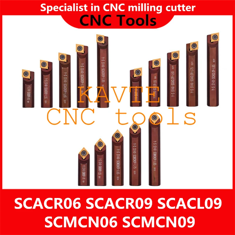 Barra do Suporte de Ferramentas Cnc Ferramentas de Torneamento S10x S12 S14x Scmcn06 Scacr06 Scacr09 Scmcn09 Scmcn09 Scbcr09 Scbcl09 L45 L55 L65 L75 L85 1pc