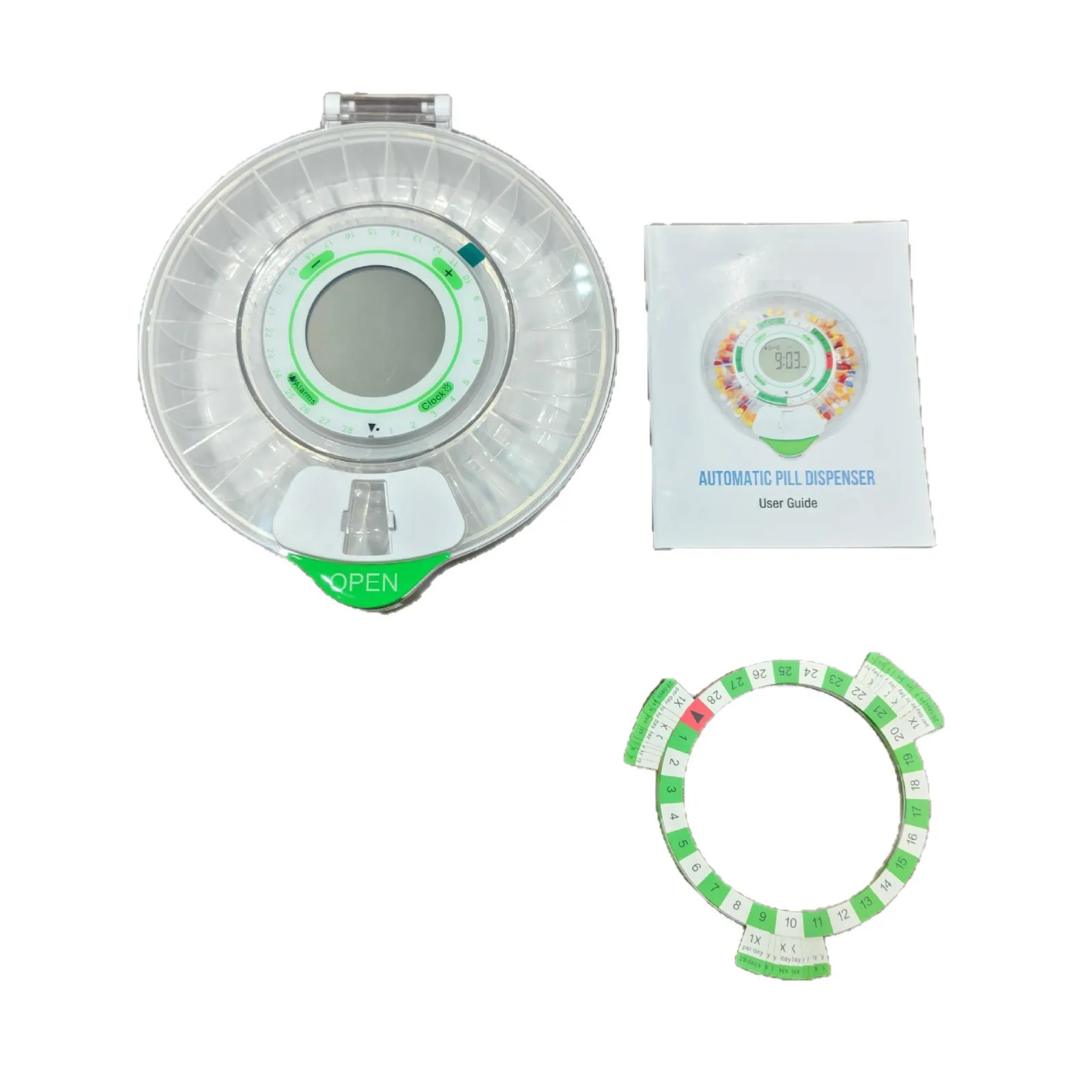 Intelligent electronic medicine box timer, convenient multi-function timing alarm clock, elderly medicine reminder