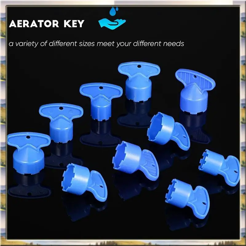 

AA46 HOT-Cache Faucet Key Removal Wrench Tool With 5 Sizes M16.5, M18.5, M21.5, M22.5, M24 Sink Faucet Removal Tool