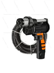 12V Professional Pipe Dredge Machine Electric Drill Sewer Dredger Toilet Drain Clogging Cleaning Tool