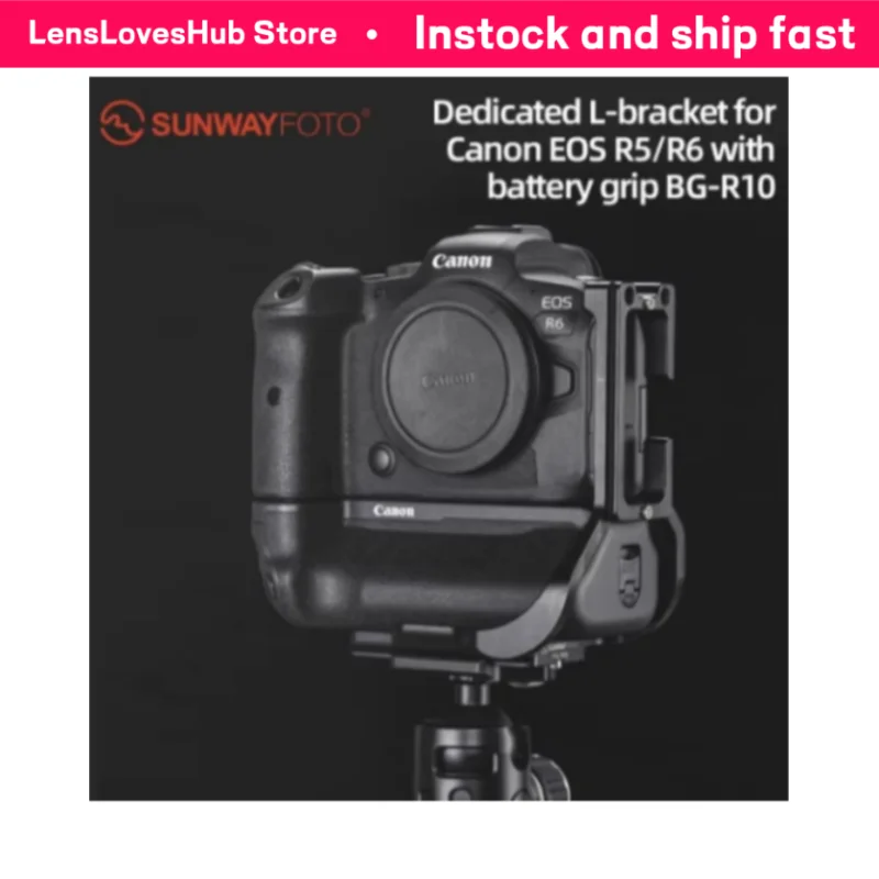 SUNWAYFOTO PCL-R5G L-Bracket for Canon R5/R6 + BG-R10 Grip Arca
