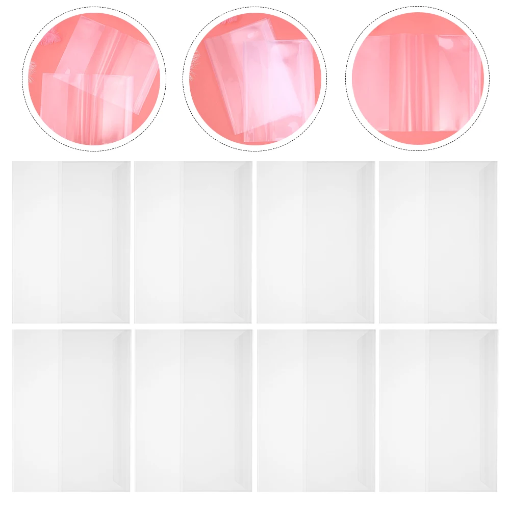Transparante boekomslagen, 10-pack A4-formaat, waterdichte stofdichte beschermers voor boeken, tijdschriften, notebooks, briefpapier