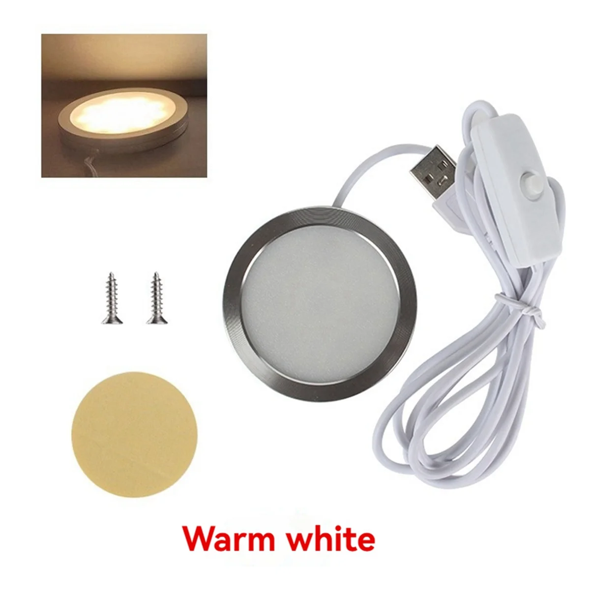 BaoBao- مجموعة إضاءة ليلية LED ذاتية الصنع لأضواء الليل المخصصة لا توجد أجزاء ثلاثية الأبعاد متضمنة صانع بيت الكنز لعبة نموذج MH001 أبيض دافئ