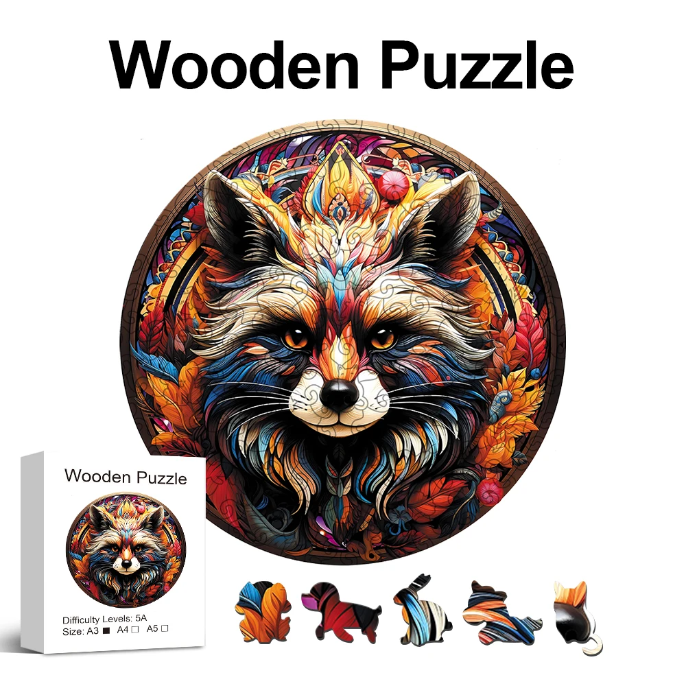 

Cat Wooden Puzzle, High Difficulty Toys Puzzle, Concentration Training For Adults, Christma Birthday Holiday Gifts, Home Decor