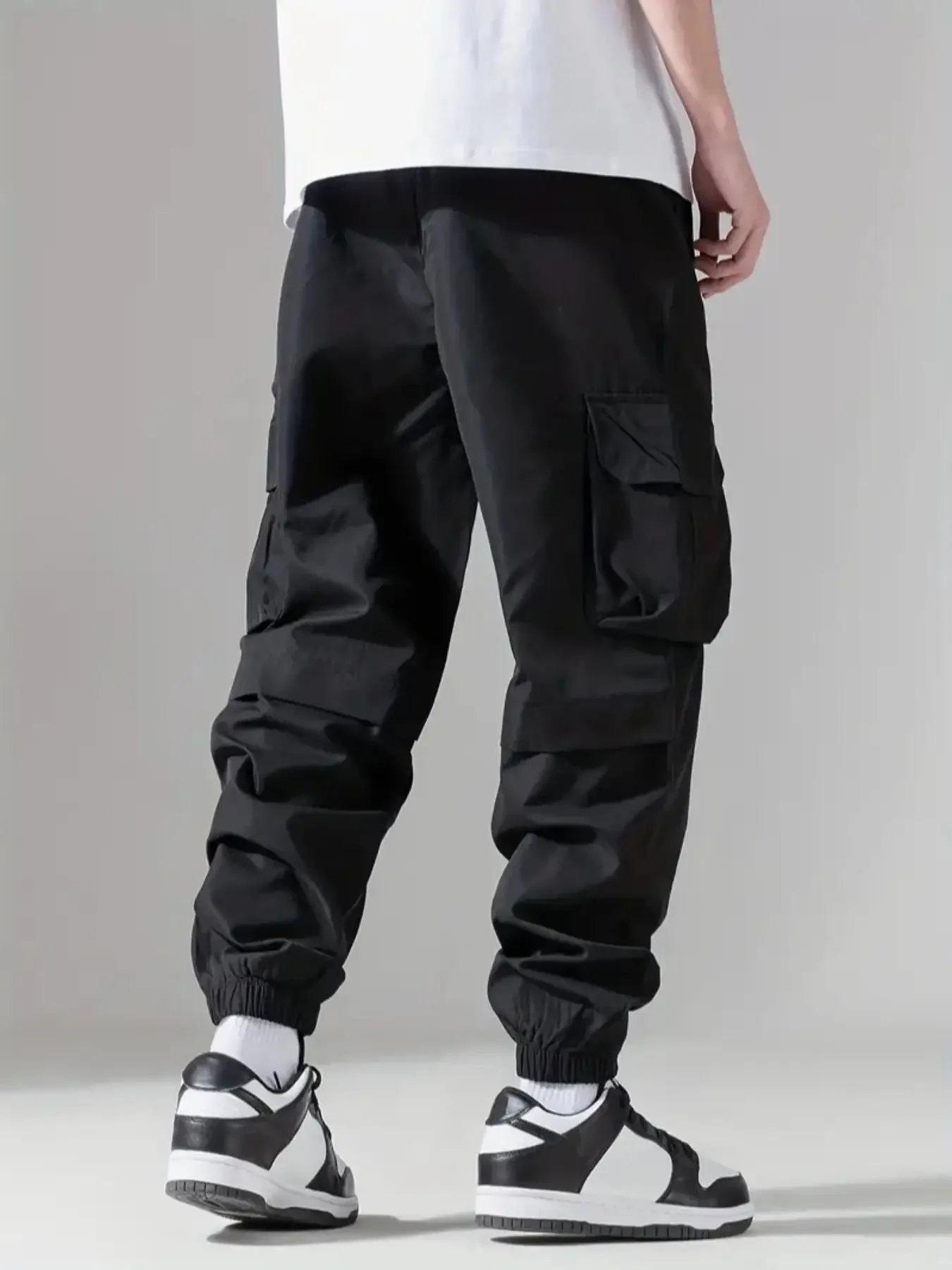 Men's Trousers Nine-Point Trousers Casual Sports Thin Overalls Fitness Running Comfortable Fabrics Simple and Versatile Fashion