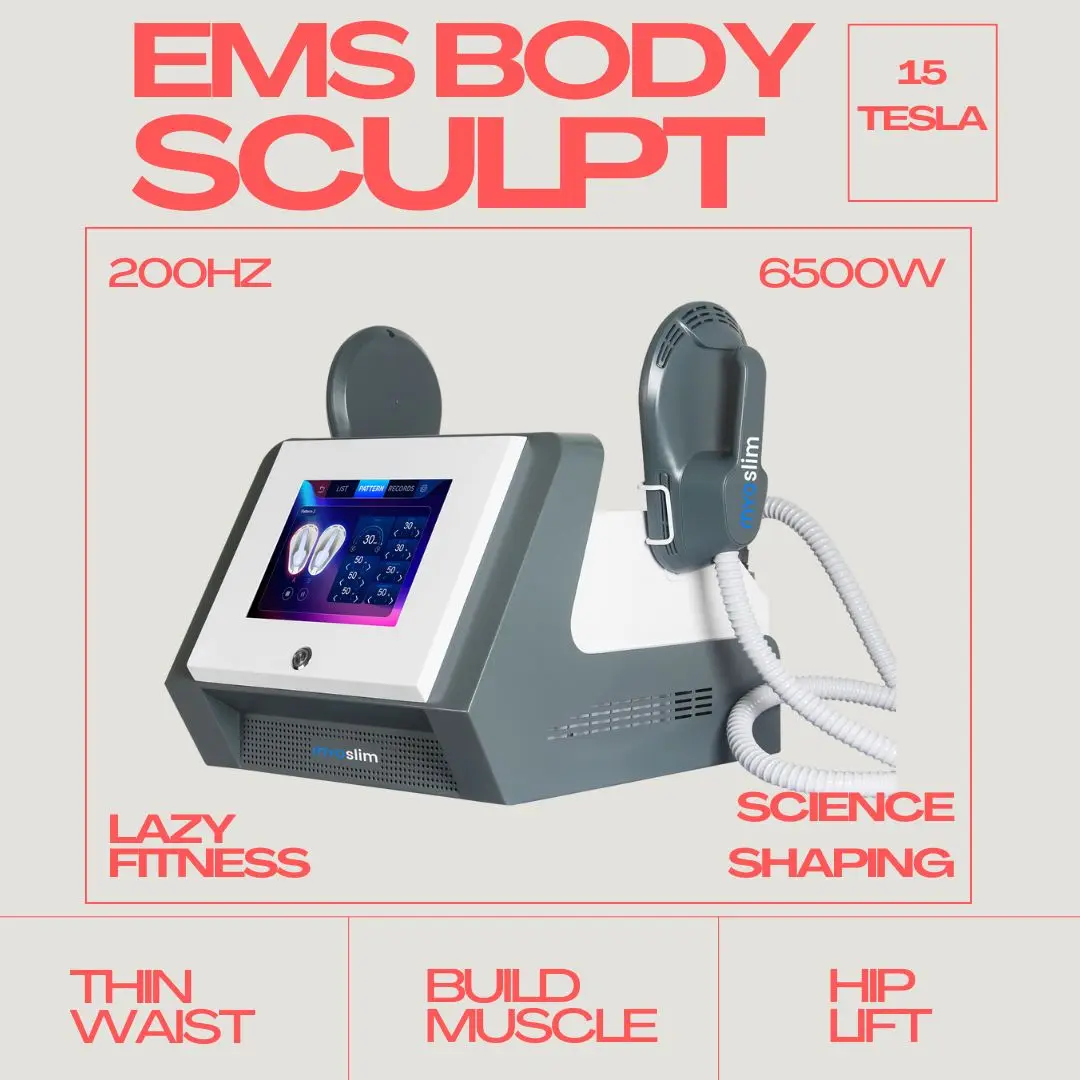 

Профессиональный аппарат для коррекции фигуры MYOsilm EMS Nova Upgrade 6500W 200HZ NEO, тренажер для мышц живота, устройство для похудения и моделирования фигуры