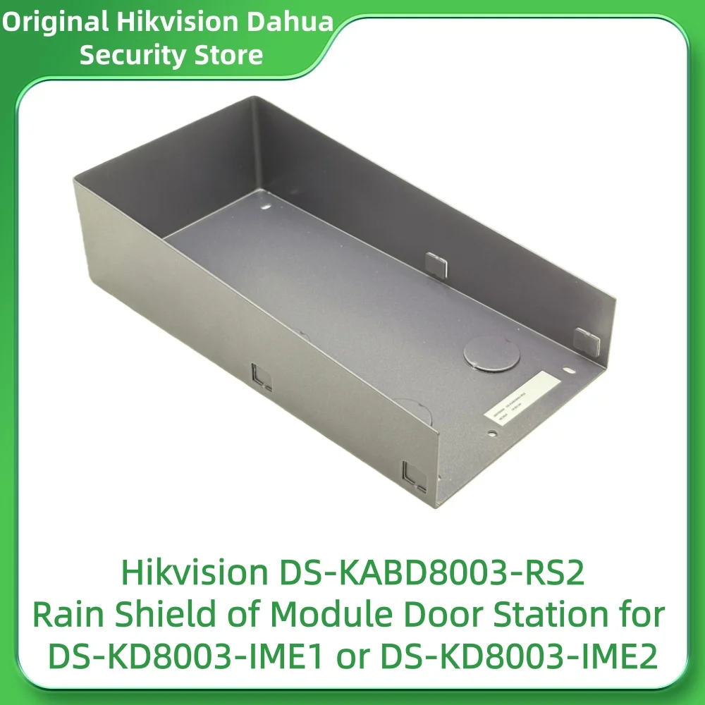Hikvision DS-KABD8003-RS2 SECC Regenscherm van module Deurstation DS-KD8003-IME1 DS-KD8003-IME2 Beschermschild voor 2 modules