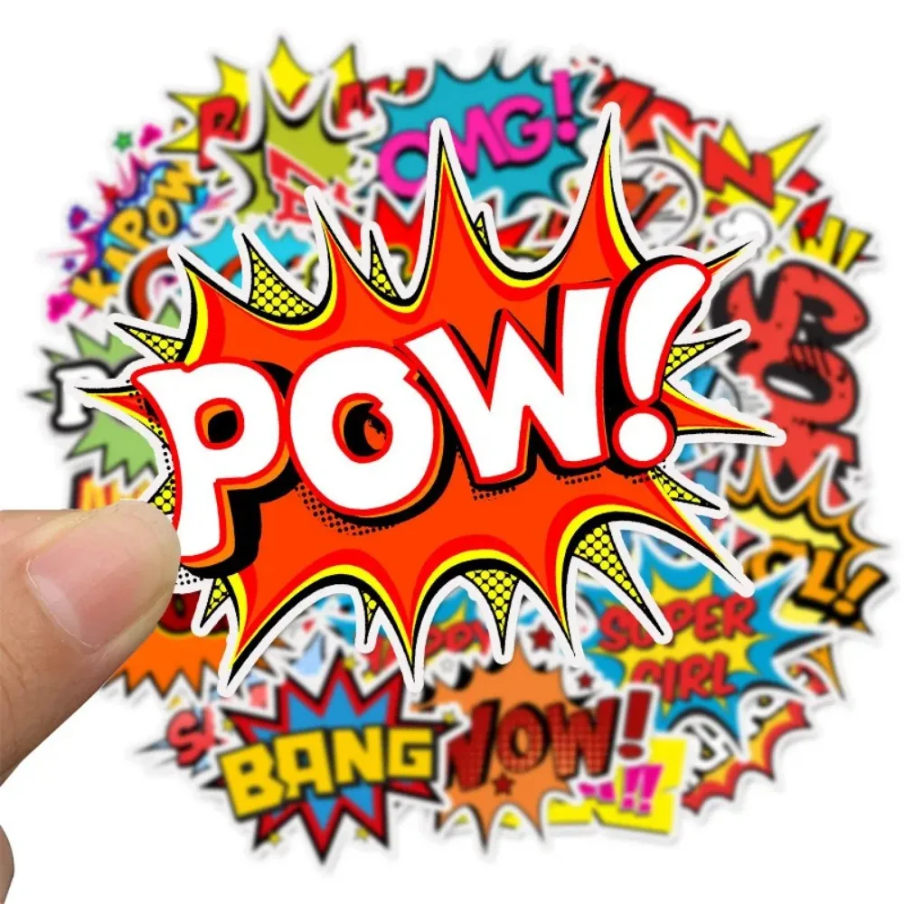 50 個英語アルファベットステッカー落書き爆発クラウド人格トロリーケースラップトップスクーター装飾
