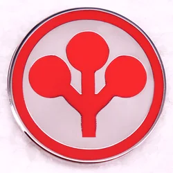 Arasaka Kamon Japan Symbol Badge Hot Game Enamel Pin Brooch Jewelry