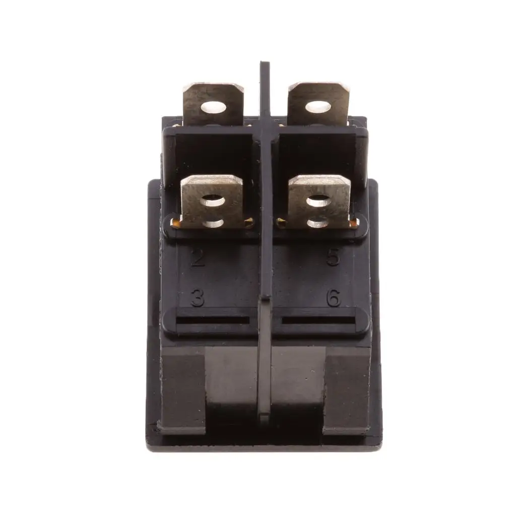 4x 4-Pin 2 Position on-Off Red Lighted Rocker Switch Car Truck Boat Waterproof