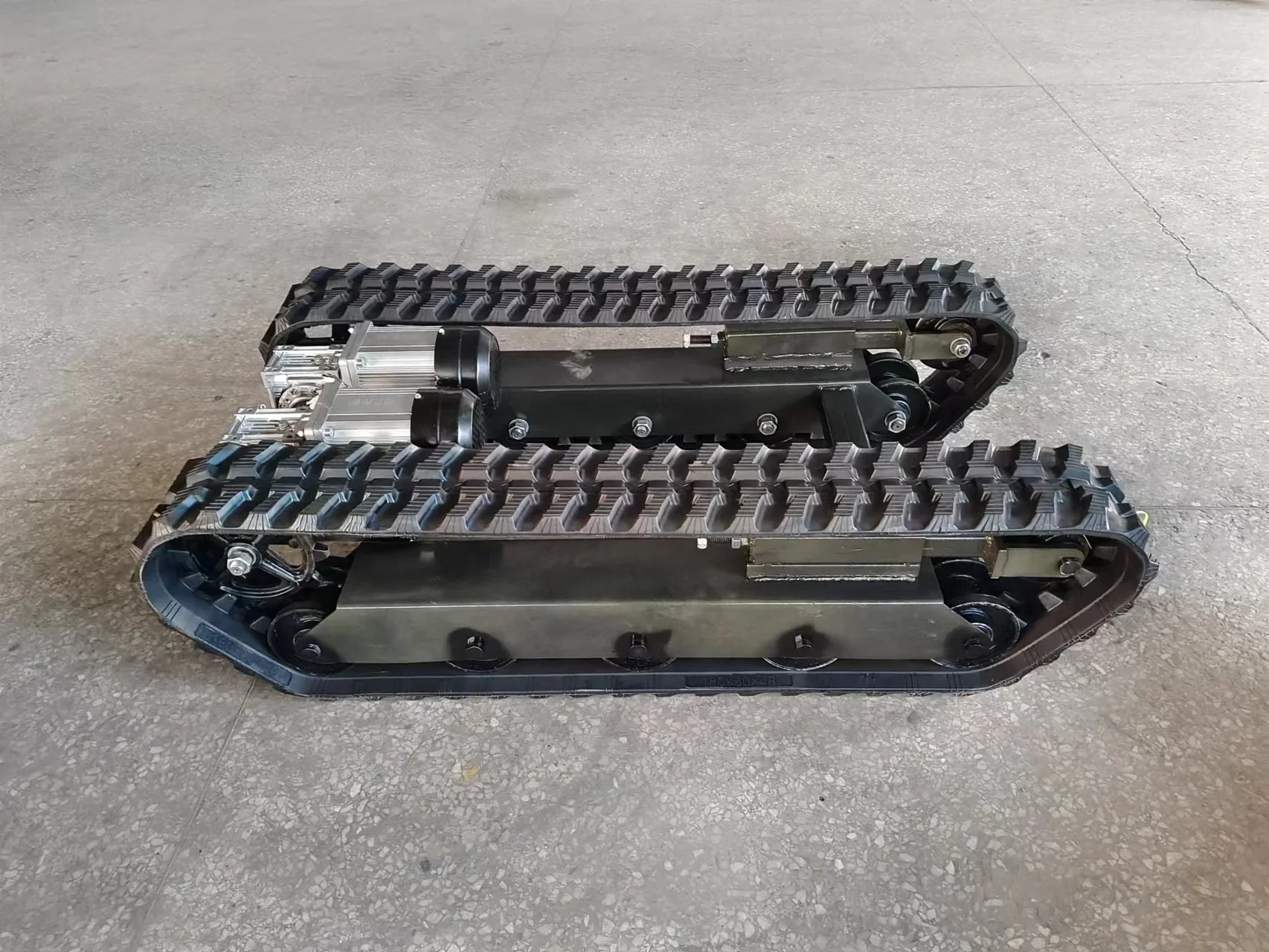 Tracked Carrier Chassis Electric Chassis Engineering Walking Assembly Rubber Steel Small Agricultural Machinery Accessories