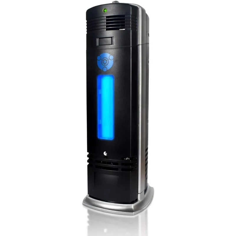 

B-1000 Permanent Filter Ionic Air Purifier Pro Ionizer with UV-C, New (Black)