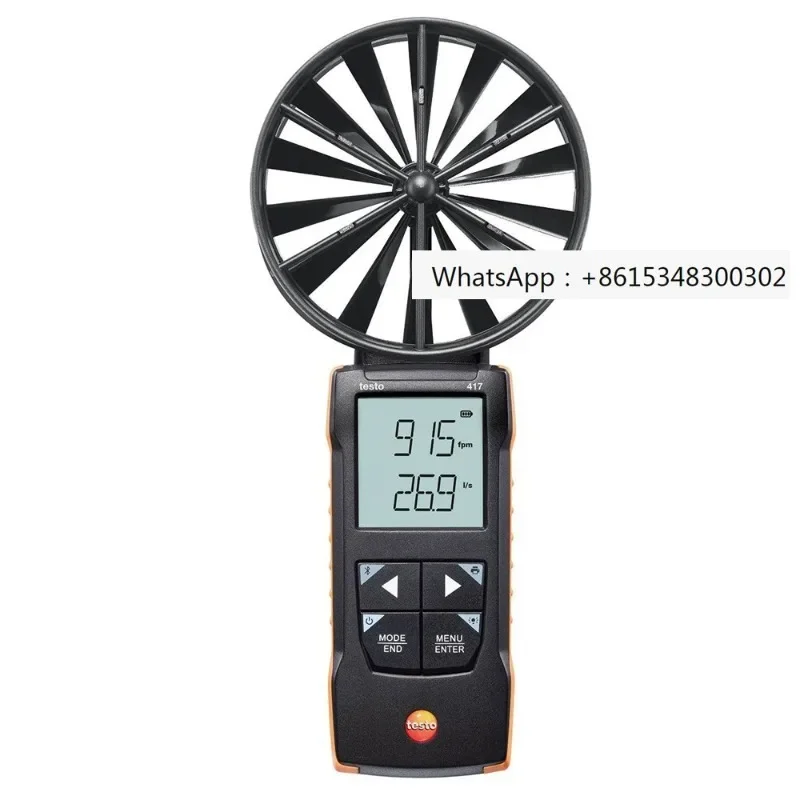 Original Detu testa 416 impeller anemometer testa 417 large impeller anemometer airflow hood