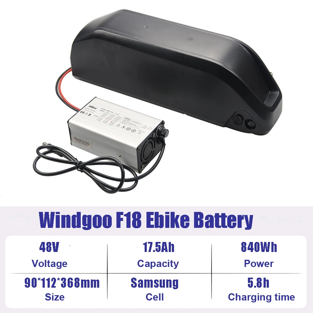 Verwijderbare Elektrische Fiets Batterij 36V 48V 13Ah 15Ah Lithium-ion Batterij voor Windgoo F5 F18 F20 Ebike