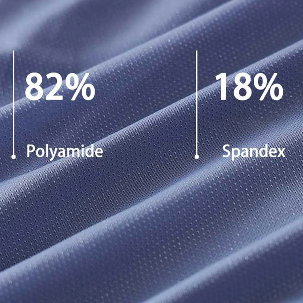 

Fitness Running Men Boxer Underwear Ice Silk Long Leg Boxers Shorts Sports Breathable Mesh Separate Pouch Trunks Man