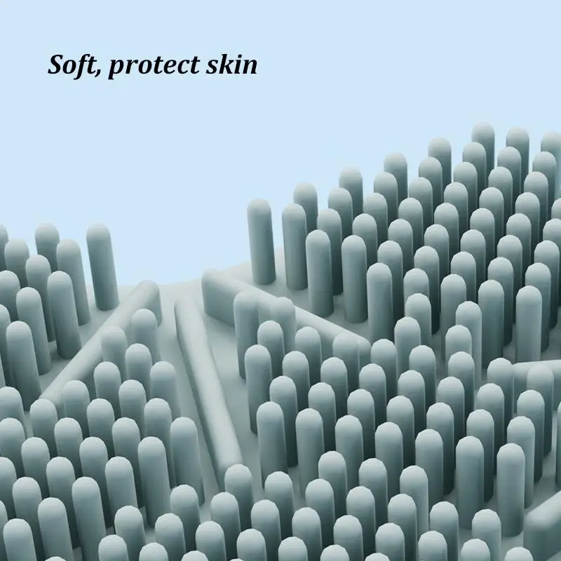 فرشاة تنظيف صغيرة من السيليكون الناعم، منظف يدوي لتنظيف الجسم والعناية بالوجه، فرشاة استحمام محمولة من السيليكون #2