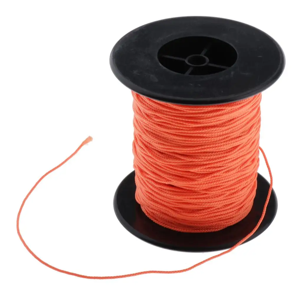 83 Meters 2mm Professional Scuba Dive Reel/Finger Spool Line Rope Cord for Wreck Cave Diving, Snorkeling, Spearfishing