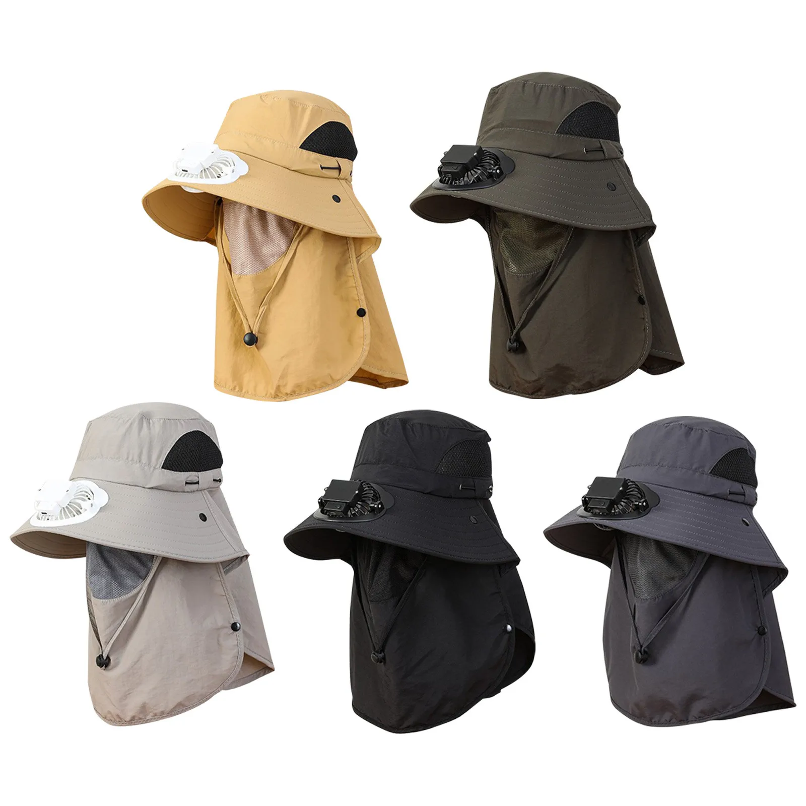 

Solar Charging Fan Hat Working Outdoors Sunshade Sun Pot Picking Sun Hat Tea Garden Protection Greenhouse Removable Fishing Hat