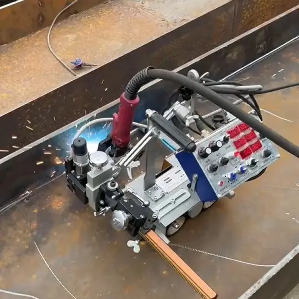 HK-8SS-WT Angle Welding Carriage Vertical Welding with Magnets  Electromagnetic Swing Welding Trolley