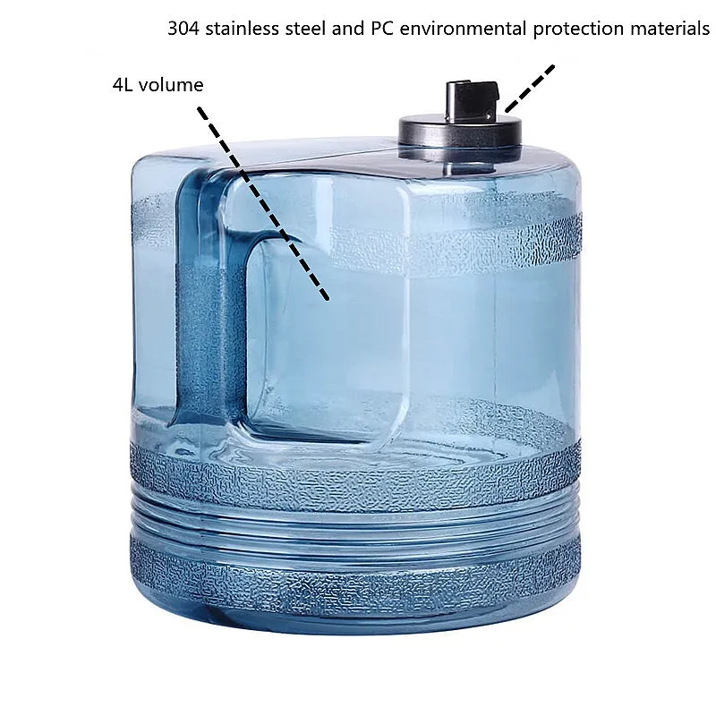 4L Stainless Steel Countertop Portable Purifier Machine 750W Medical Lab Use Distilled Water Distiller