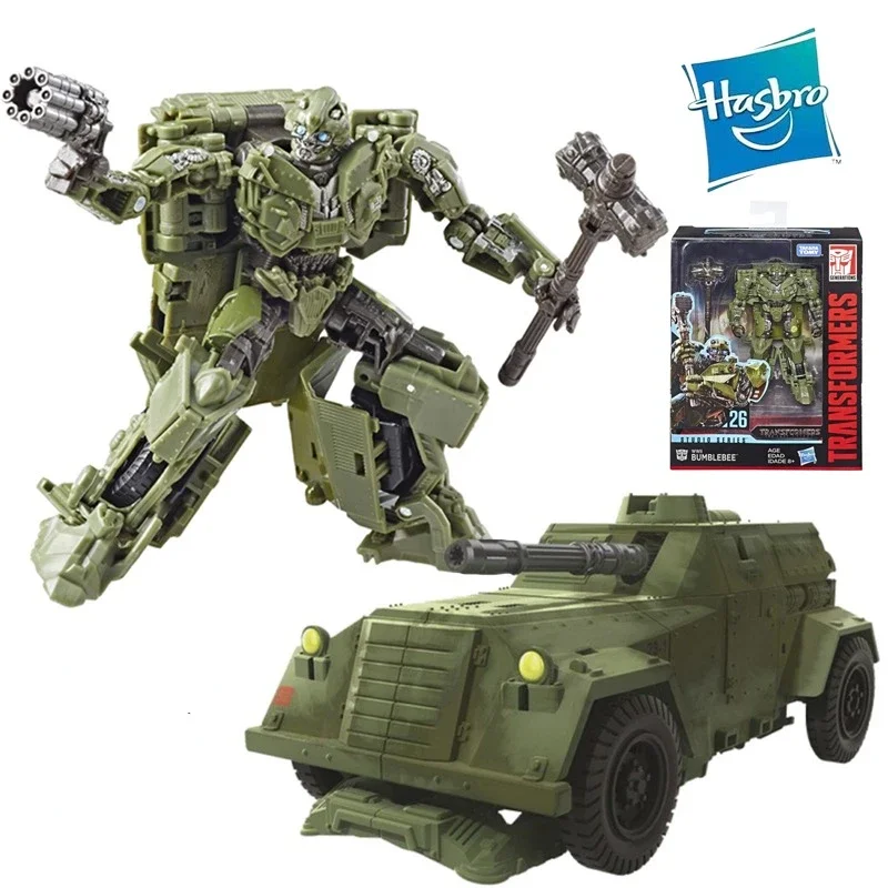 

Hasbro Transformers Studio Series SS26 WWII Bumblebee 12Cm Deluxe Class Original Action Figure Model Toy Gift Collection