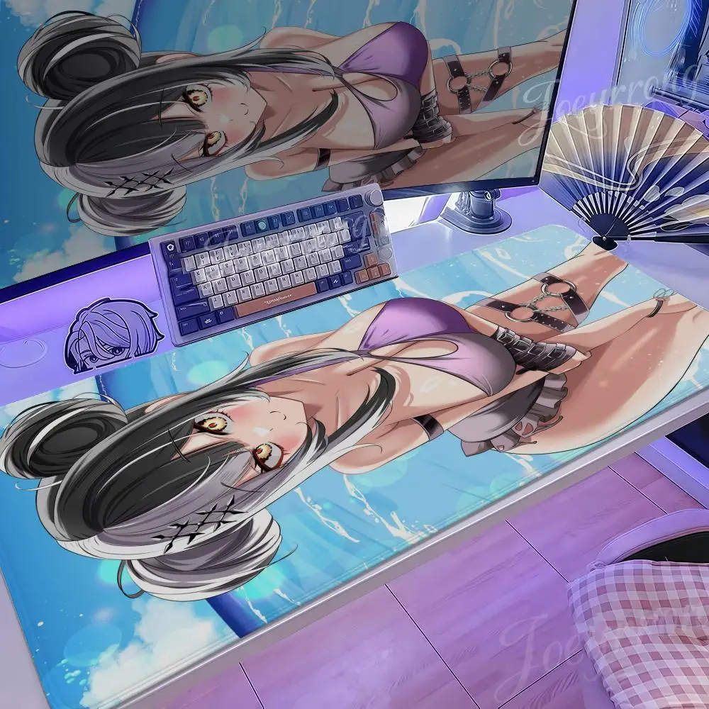 

S-Shiori Novella Sexy swimsuit Mouse Pad 1200x600 Taro Sakamoto Days XXL Large Gaming Non-slip Office Keyboard Mats Desk Mat