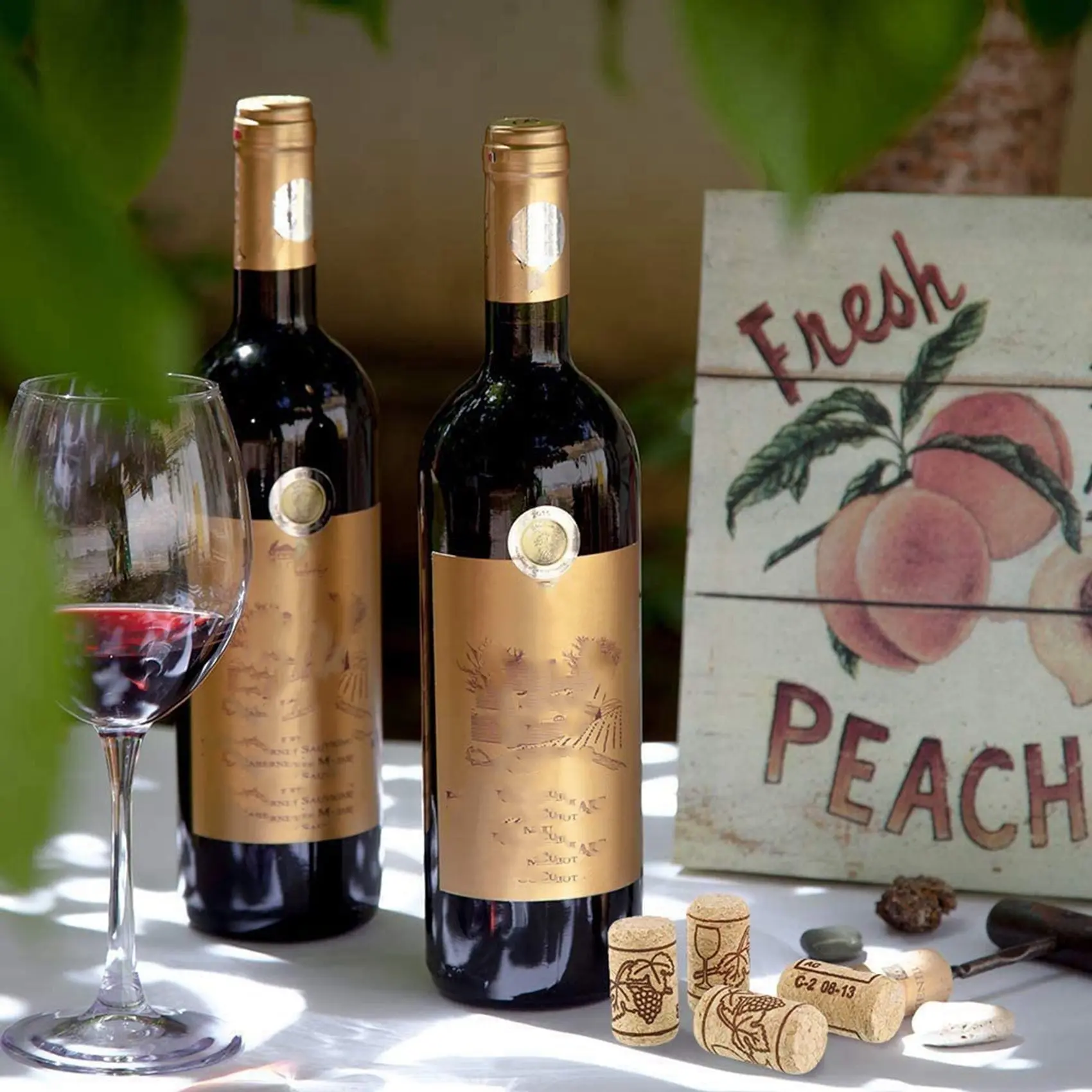 AT29-200X Wine Corks, Wooden Cork Wine Bottles Cork For Natural Corks Cork For Wooden Wine Corks For Decoration And Hobbies