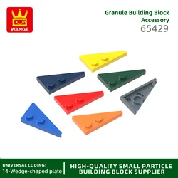 Wange 196Pcs/lot 65429 2x4 Wedge Plate Left Pointed Building Blocks Moc Accessories Compatible with Brick DIY Spare Parts To