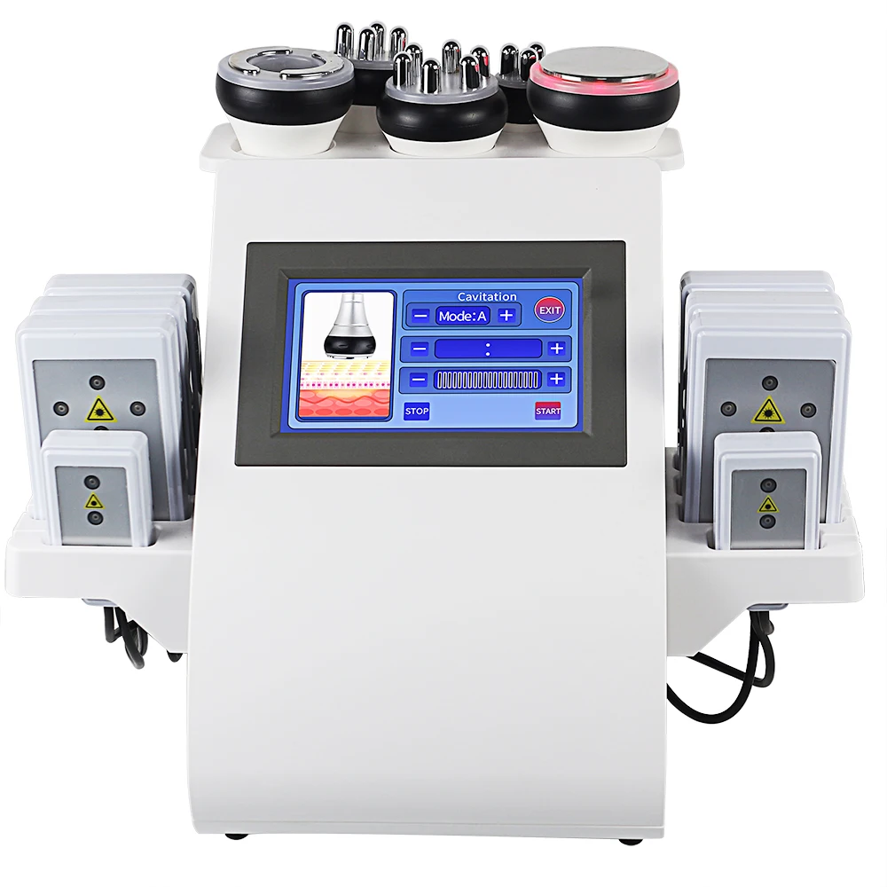 Lipo Laser 40K Ultrasonic RF Vacuum Cavitation Lipolaser Weight Loss Professional 6 In 1 Body Slimming Machine Kim 8 System