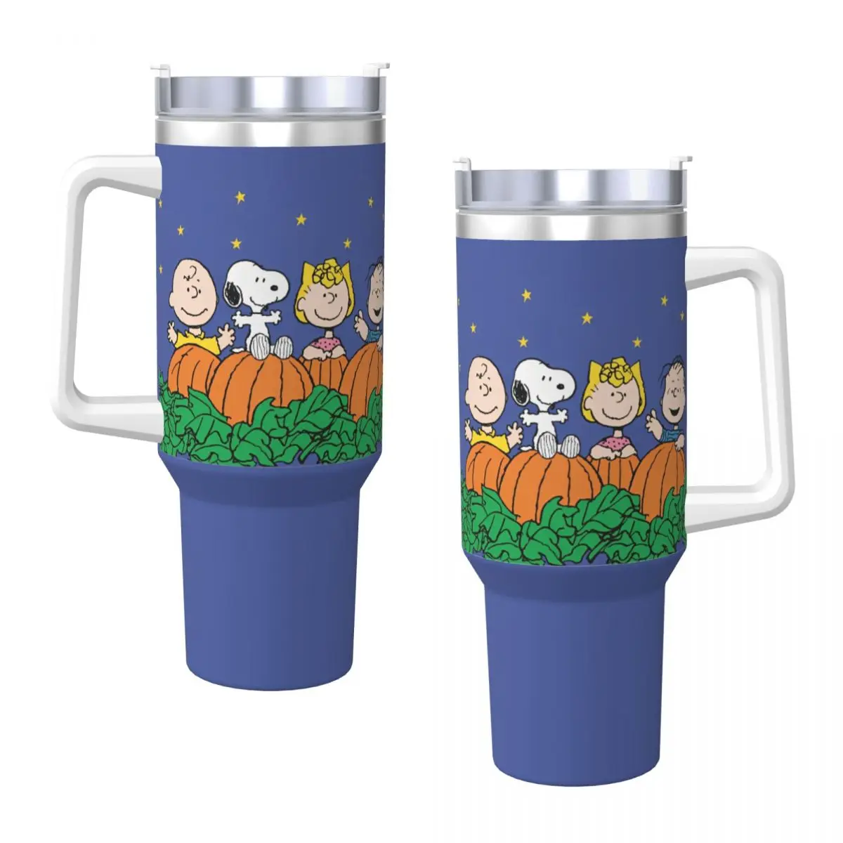 Stainless Steel Tumbler Peanuts It\'s The Great Pumpkin Charlie Brown Coffee Mug Portable Drink Mugs Cup Camping Water Bottle