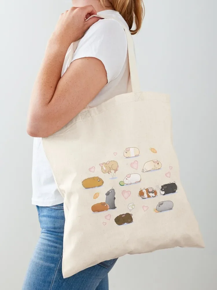 Meerschweinchen-Parade-Einkaufstasche, Sac Pour Femme, Einkaufstasche aus Segeltuch, Canvas-Einkaufstasche