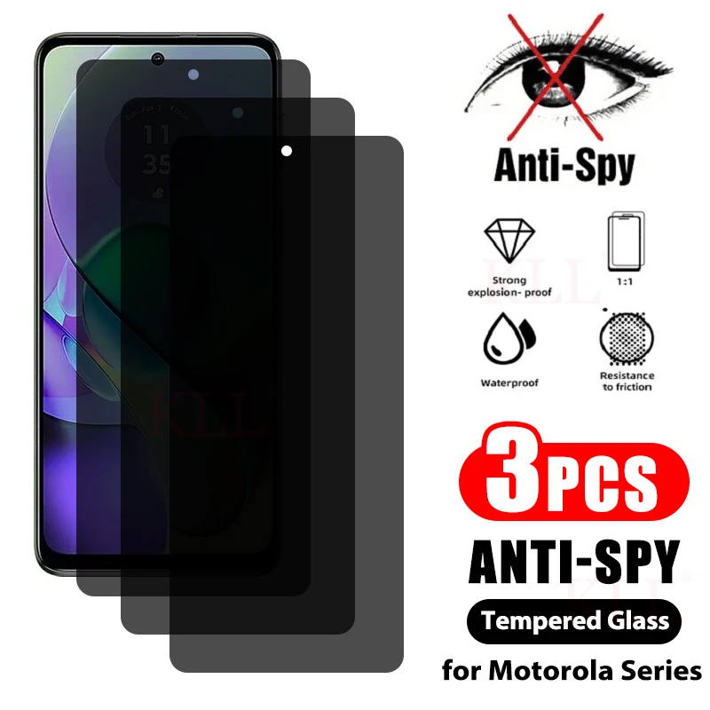 1-3Pcs Privacy Anti-spy Tempered Glass For Motorola G54 G14 G53 G73 G23 G13 G84 G82 G72 G62 G52 G42 G32 G22 Screen Protector