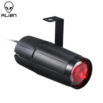 ALIEN-5W LED 빔 스포트라이트 핀스팟 라이트, 미러 볼 DJ 디스코 파티 크리스마스 댄스 휴일 백 라이트 무대 조명 효과