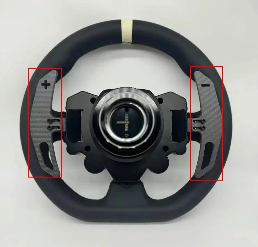 Carbon Fiber Paddle Shifter Extension, Racing Simulator Steering Wheel Mod Fitting