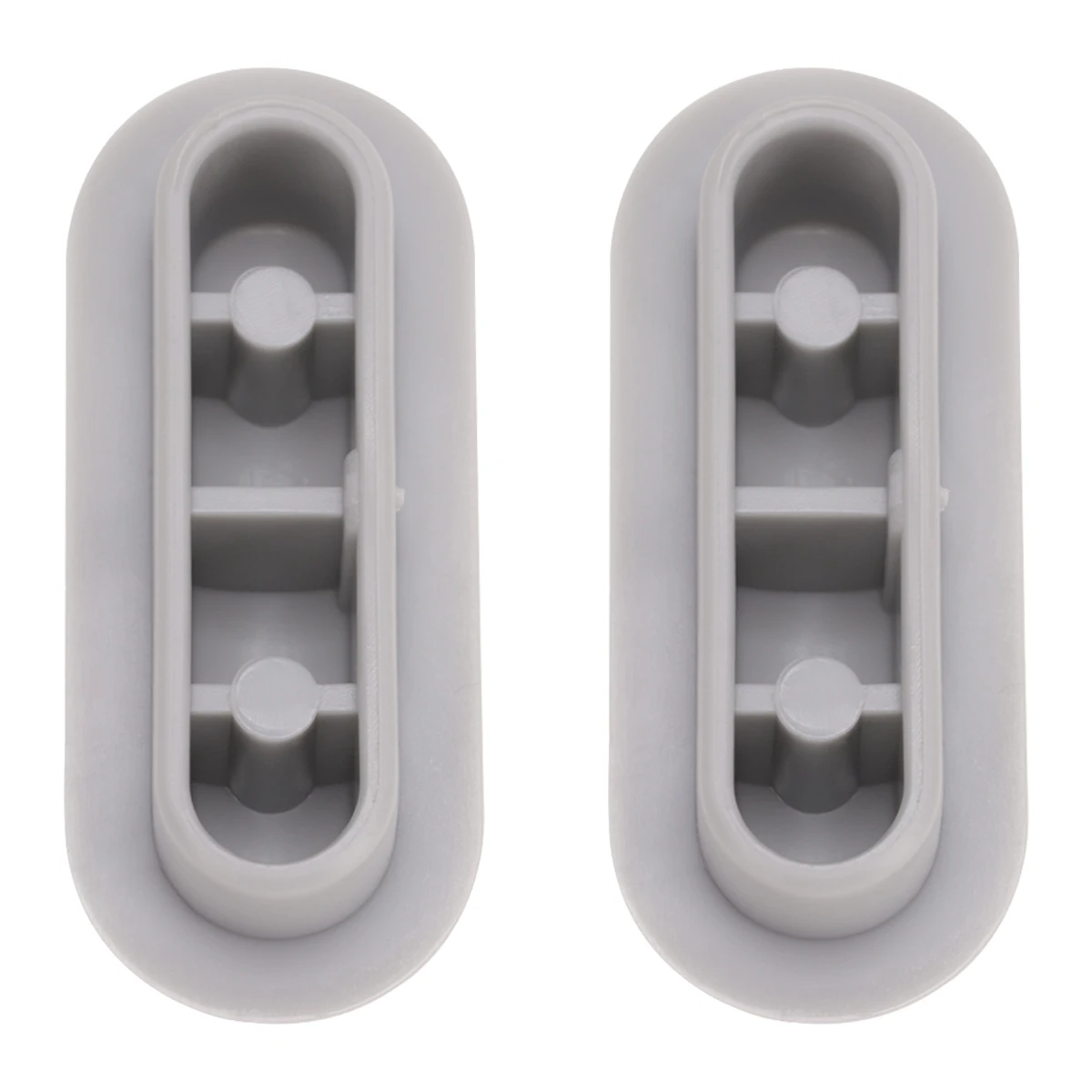 

2Pcs Grey Toilet Seat Bumper Heavy Duty Plastic Cushioning Pad Protect Seat Anti Vibration Fit All Standard Toilets Lifter