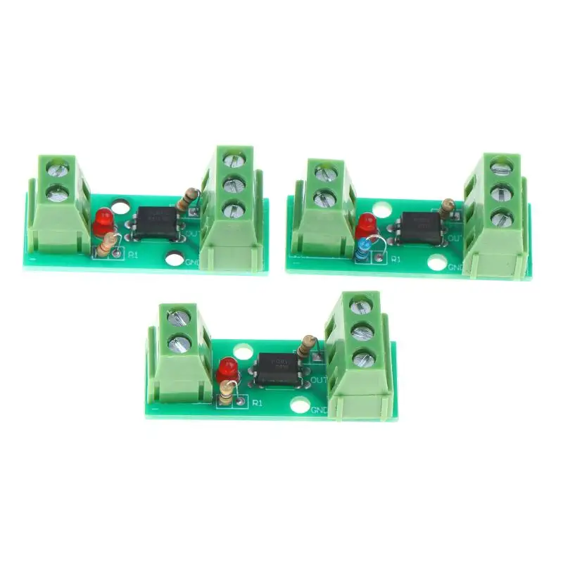 1/2/3Pcs 1 Channel Optocoupler Isolation Module 3- 5V Voltage Signal Isolator Board For DIY Electronic Projects
