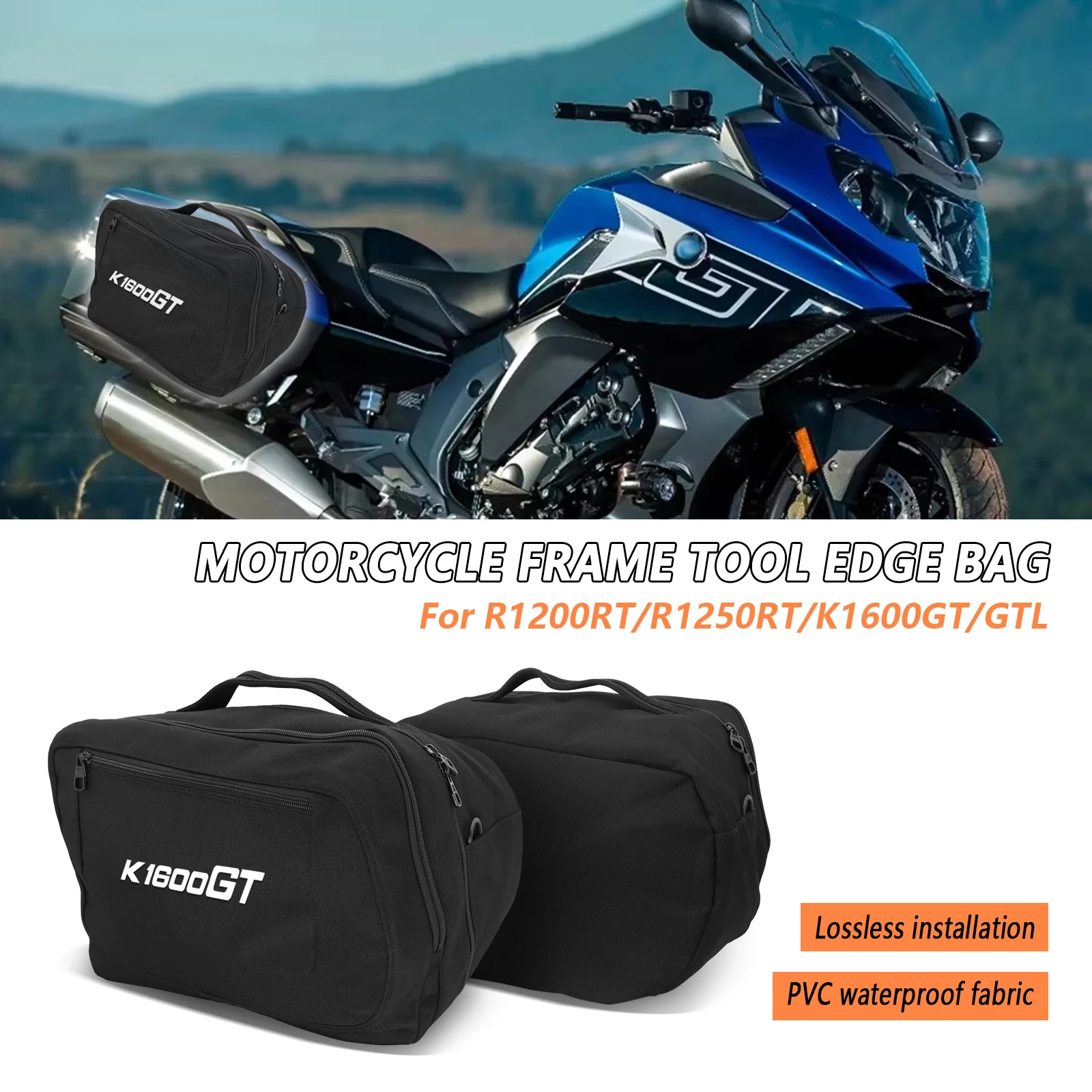 Side Case Liners Bags Motorcycle Accessories Box Inner Bag For BMW K1600GT K1600GTL K 1600 GT GTL R1200RT R1250RT R 1200 1250 RT