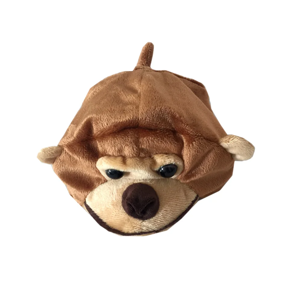 

Pet Costume Hat Monkey Cats Halloween Dress Up Party Size L Comfortable Hook Loop Closure Pet Hat