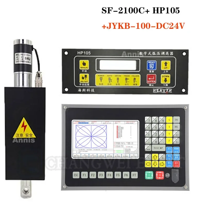 THC LIFERプラズマコントローラー付き切断トーチ高さ2軸リフターキット、SF-2100C、SF2100C-Q、hp105