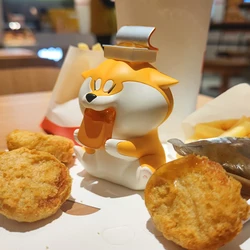 Shiba Inu Gotch Dog Series 4 Supreme Fast Food Tide Play Figurines Surprise Box Desk Ornaments Cute Model Kawaii Birthday Gift