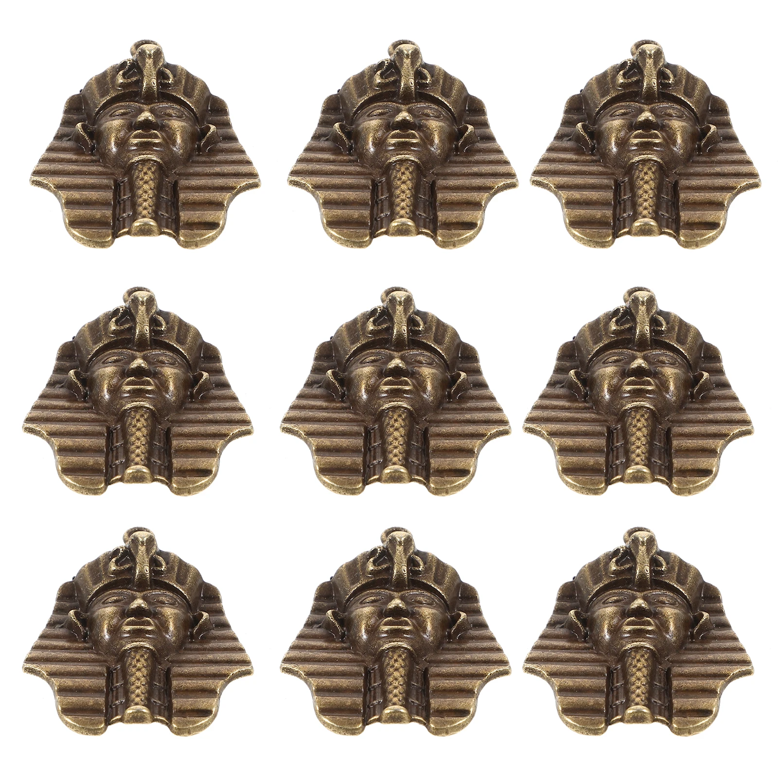 

10pcs Retro Alloy Pendant Charms Vintage Jewelry Making Keychain Zinc Craft Necklace Bracelet Diy Bulk Key Ring