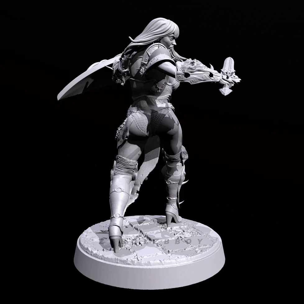 Wysokość mężczyzny 38mm 50mm 75mm Zestawy modeli żywicznych figurka piękność bezbarwna i do samodzielnego montażu TD-7208/3D